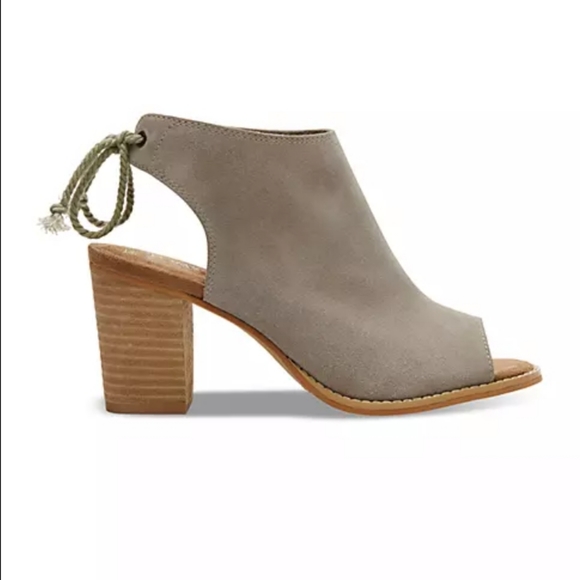 Toms 'Elba' Suede Heels - Picture 3 of 13